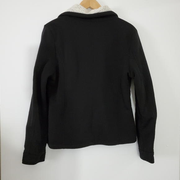 🌹Warm Sherpa Asymmetrical Zip Jacket - Picture 2 of 9